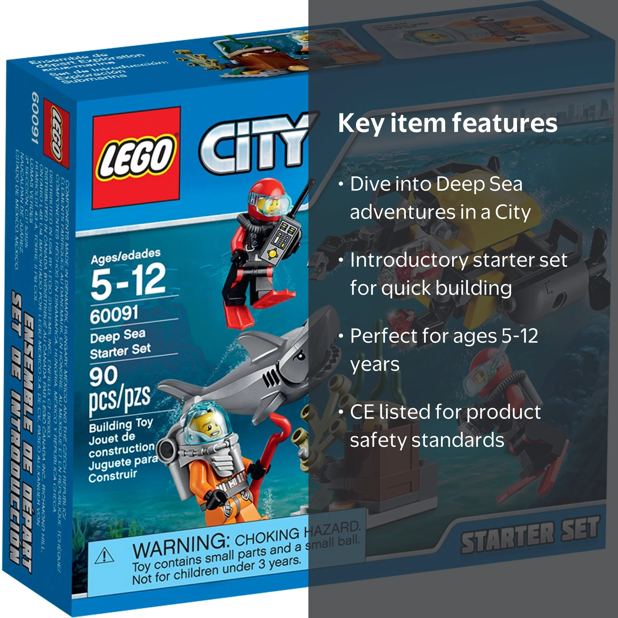 LEGO City, Deep Sea Starter Set (60091) - Walmart.com