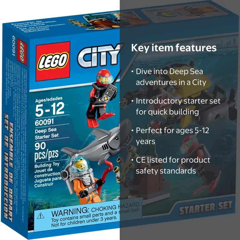 LEGO City, Deep Sea Starter Set (60091) - Walmart.com