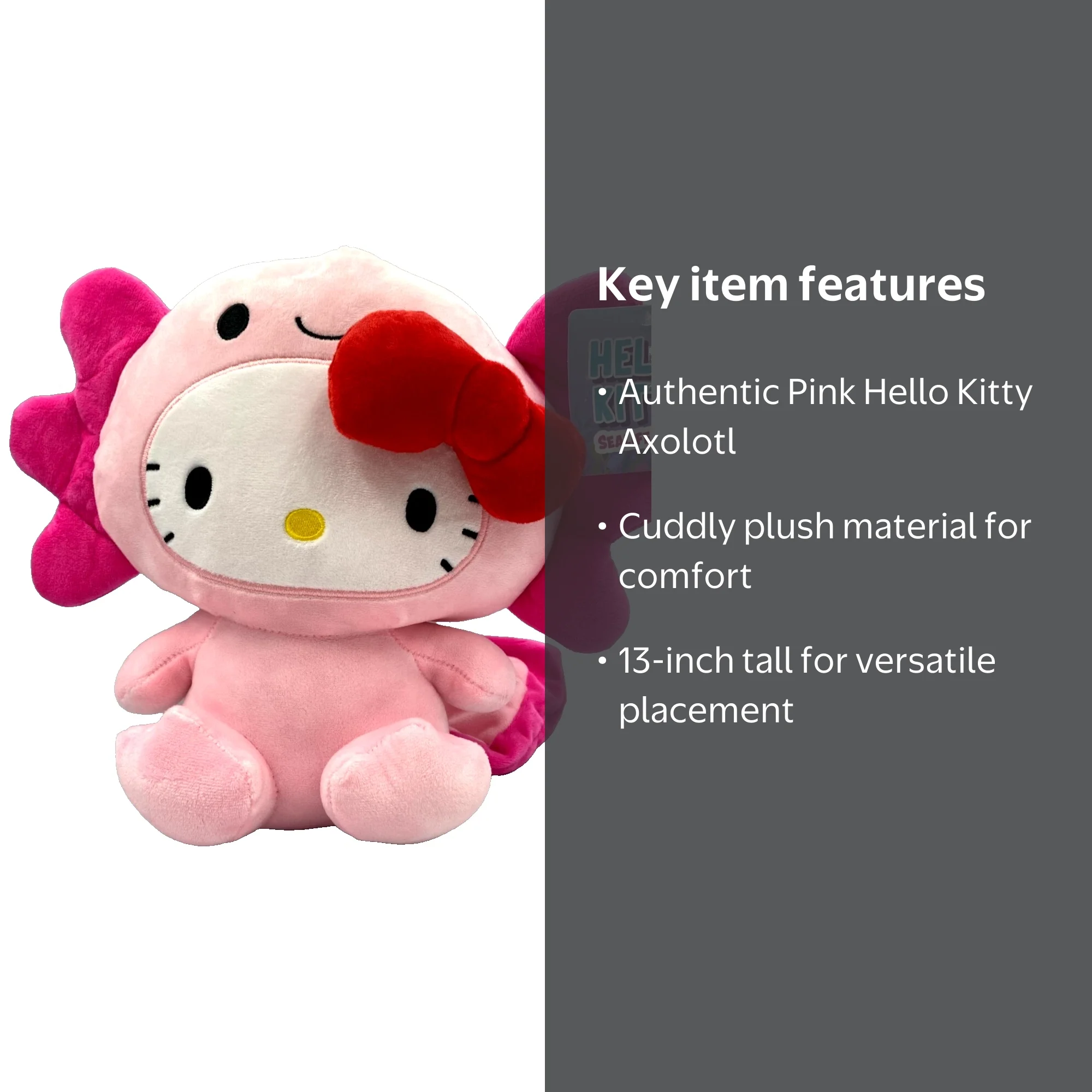 Hello Kitty Axolotl Plush Toy 13 inch by Sanrio Birthday Gift