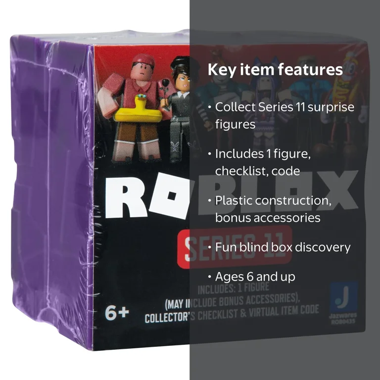 Roblox, Mystery Figure Series 11, Includes Virtual Item Code
