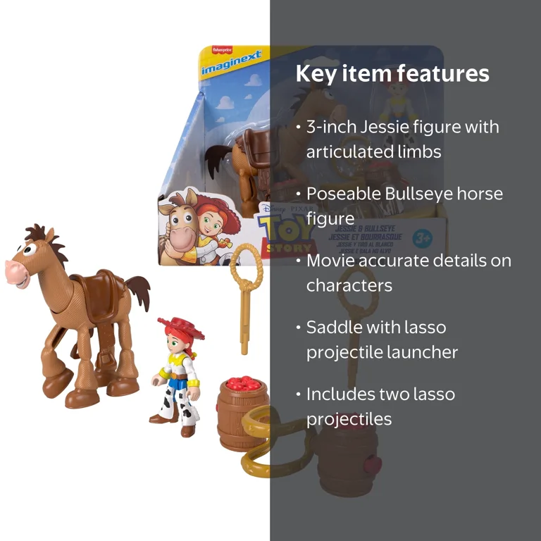 Disney Pixar Toy Story, Play Set, Jessie & Bullseye with
