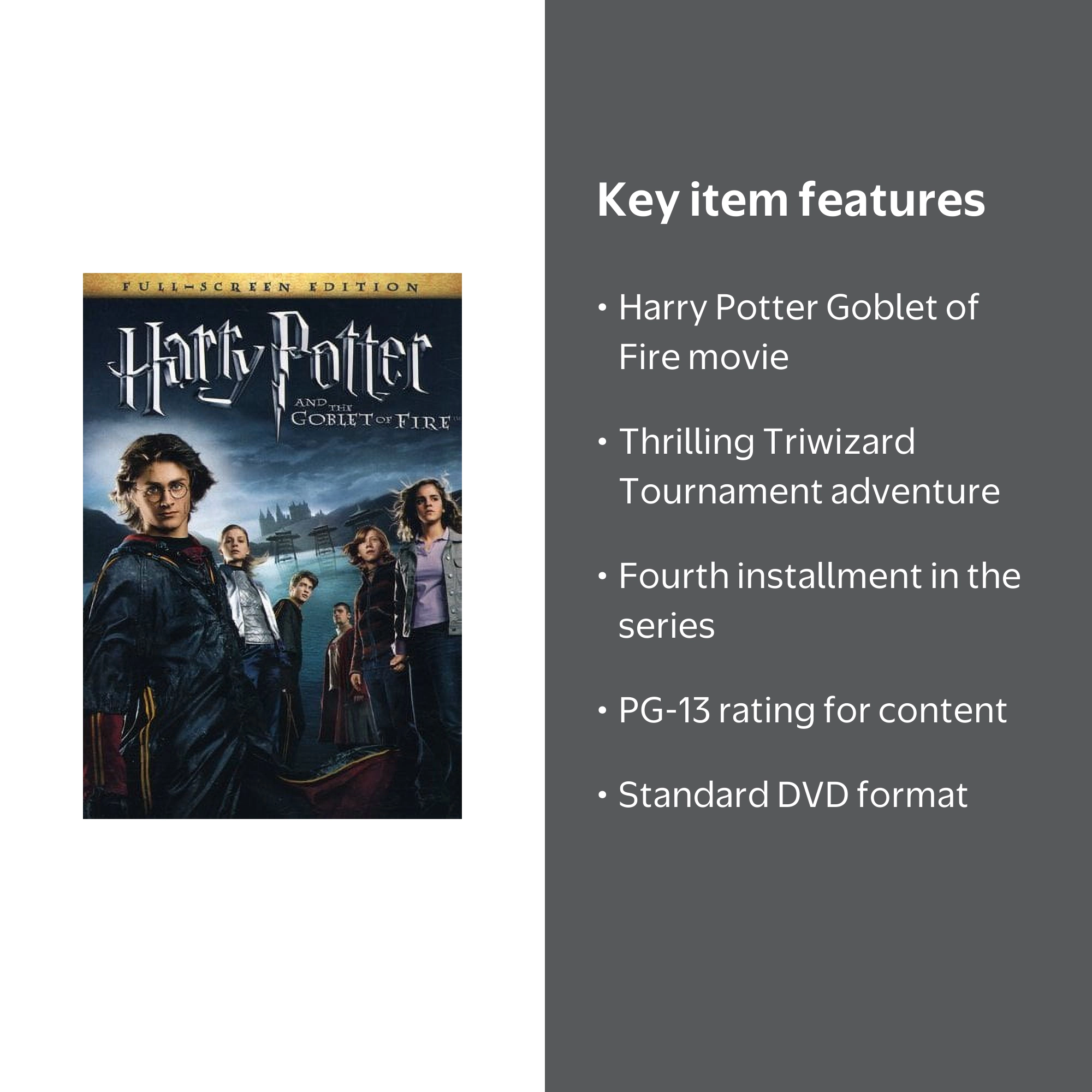 Harry Potter and the Goblet of Fire (DVD) - Walmart.com