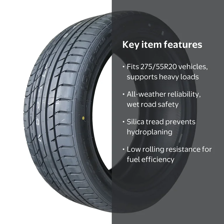 Accelera, Passenger Tire, 275/55R20 117V XL, All Season - Walmart.com