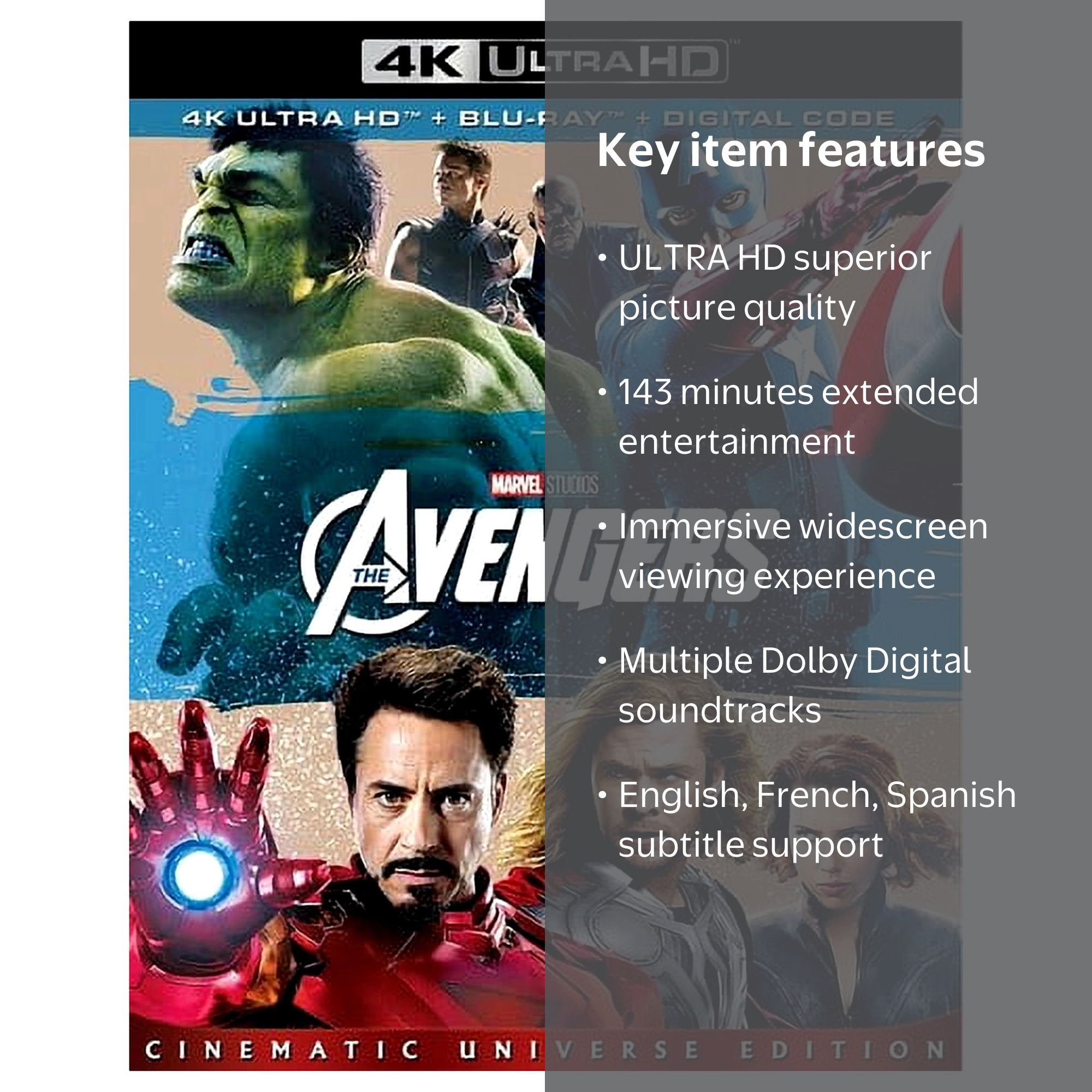 アベンジャーズ 4K Ultra HD Blu-ray セット Amazon.com: Avengers Endgame 4K Ultra HD Collectors Set / Includes