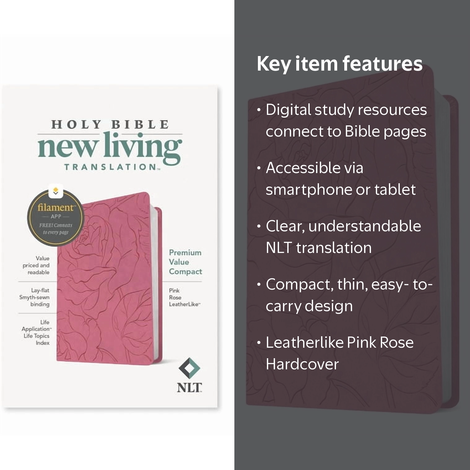 Tyndale House Publishers, NLT Compact Bible, Filament Enabled