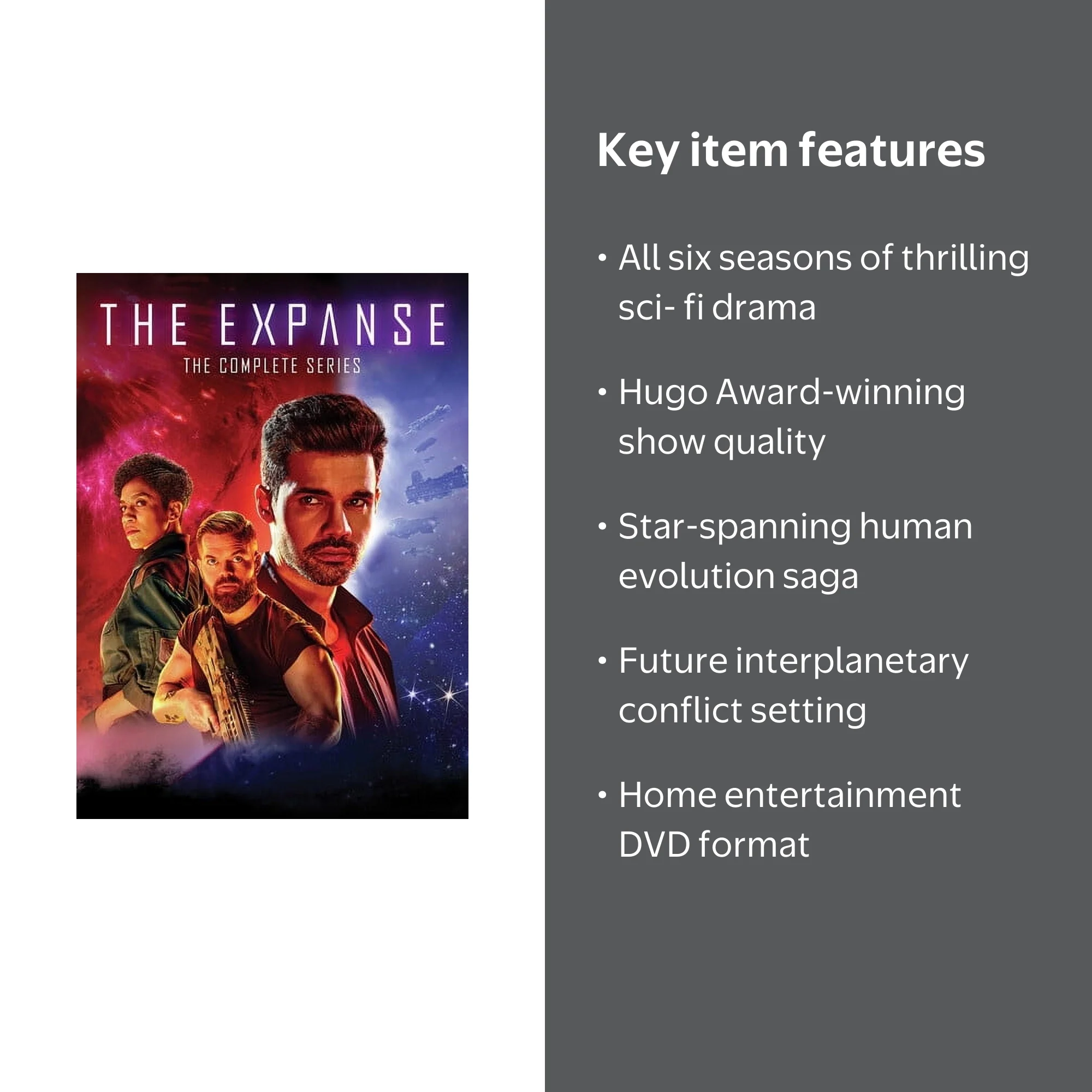 Universal's The Expanse: Complete Sci-Fi TV Series Collection (DVD
