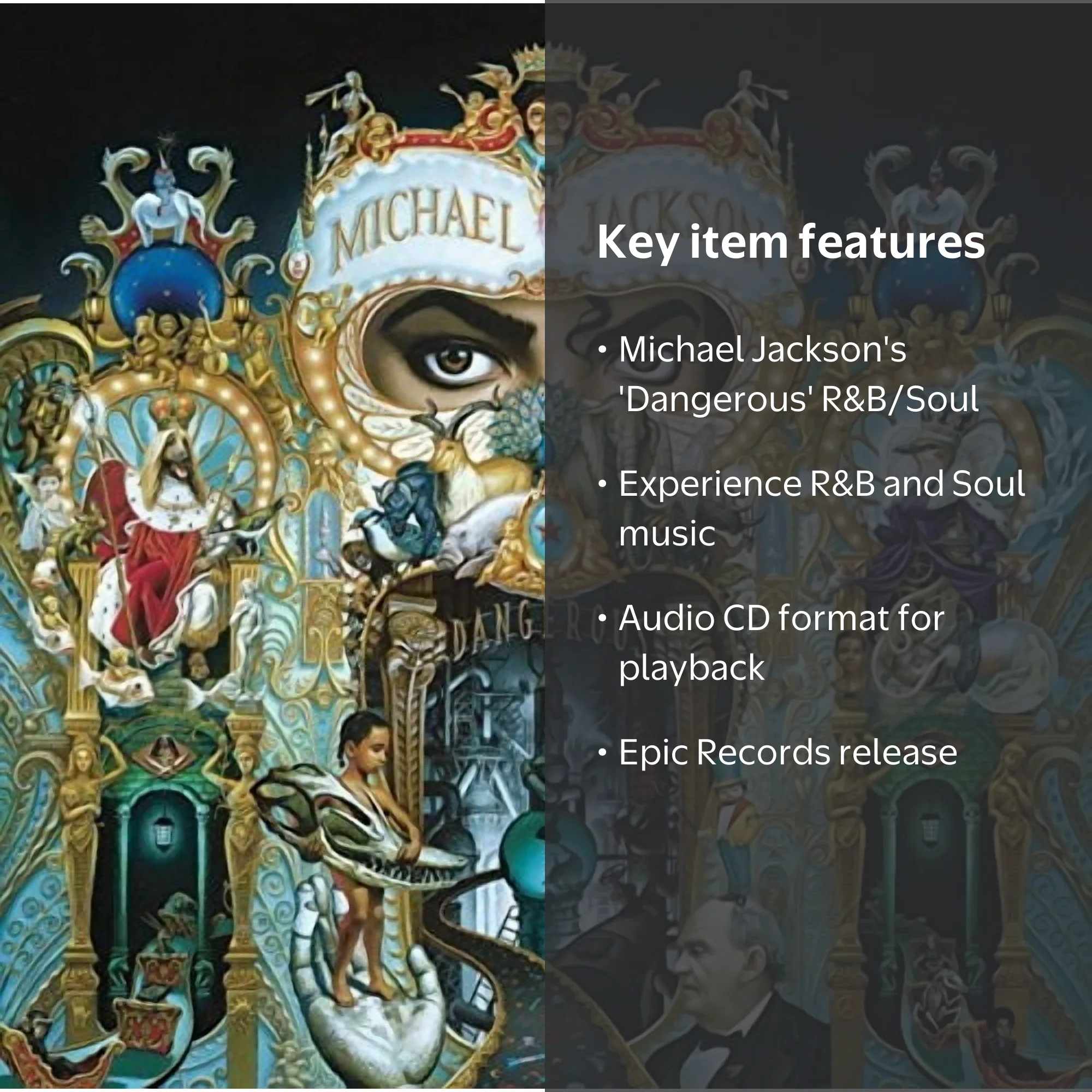 マイケル・ジャクソン　DANGEROUS 初回限定盤CD Michael Jackson - Dangerous - Amazon.com Music