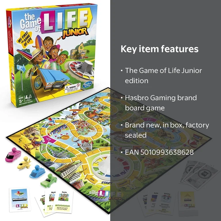 Hasbro Gaming The Game of Life Junior Board Game - Walmart.com