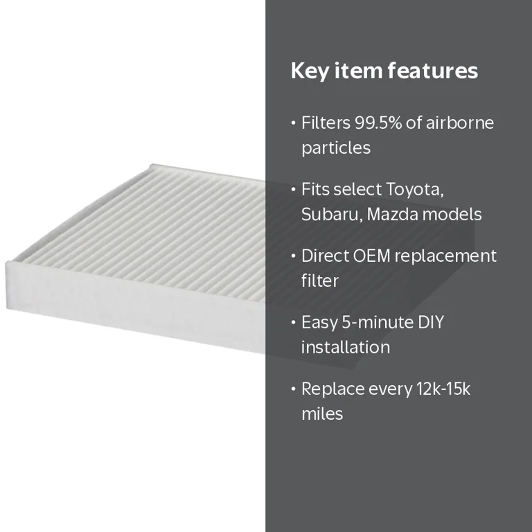 ECOGARD XC10622 Cabin Air Filter for 2019-2025 Toyota RAV4