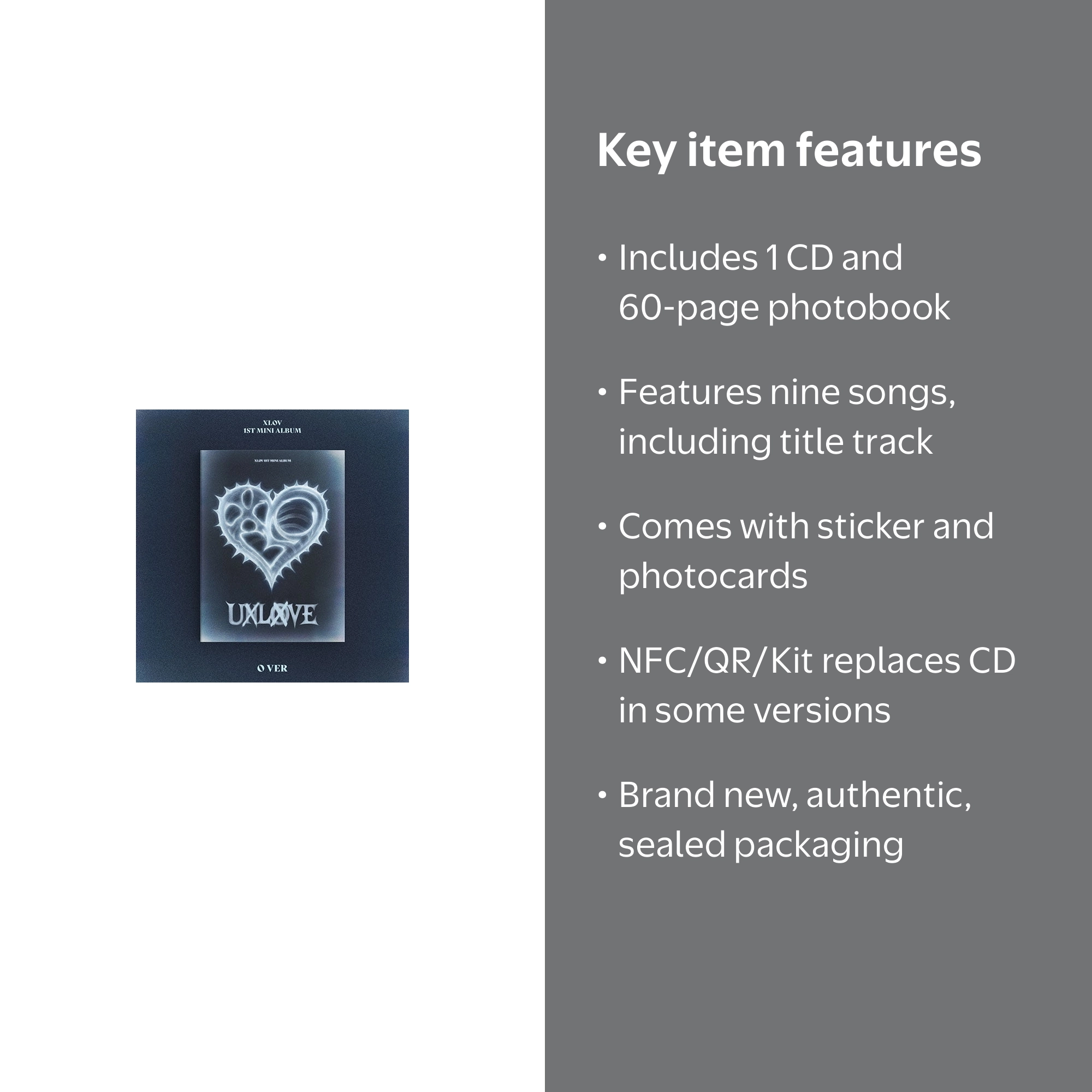 XLOV - [UXLXVE] 1st Mini Album O Version - Walmart.com