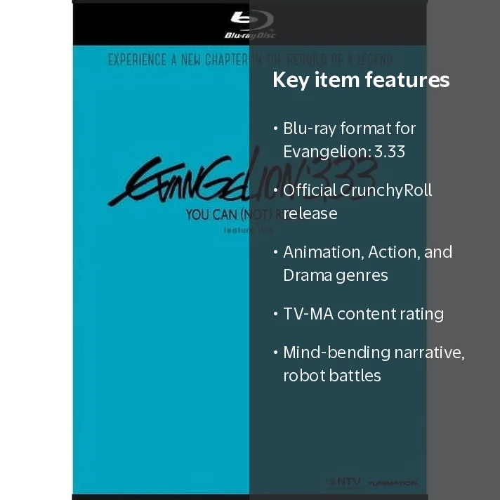 Evangelion: 3.33 - You Can (Not) Redo (Blu-ray CrunchyRoll