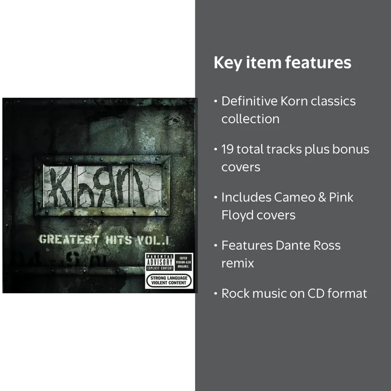 Sony Music, CD, Greatest Hits, Vol. 1, 19-track collection