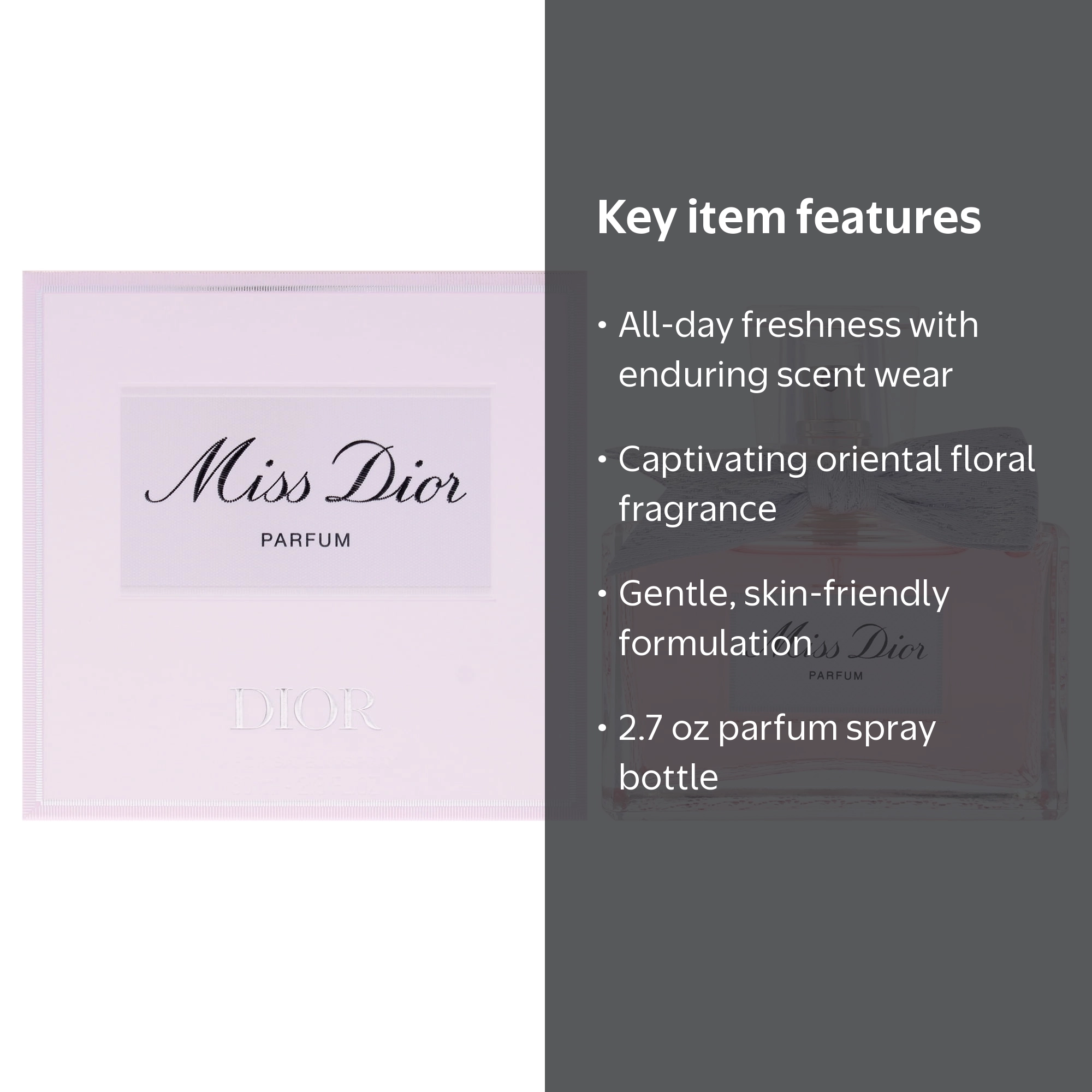 Dior, Miss Dior Parfum Spray, Floral fragrance, 2.7 oz - Walmart.com