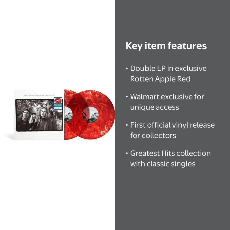 Smashing Pumpkins - Rotten Apples: Greatest Hits - Vinyl - Walmart.com