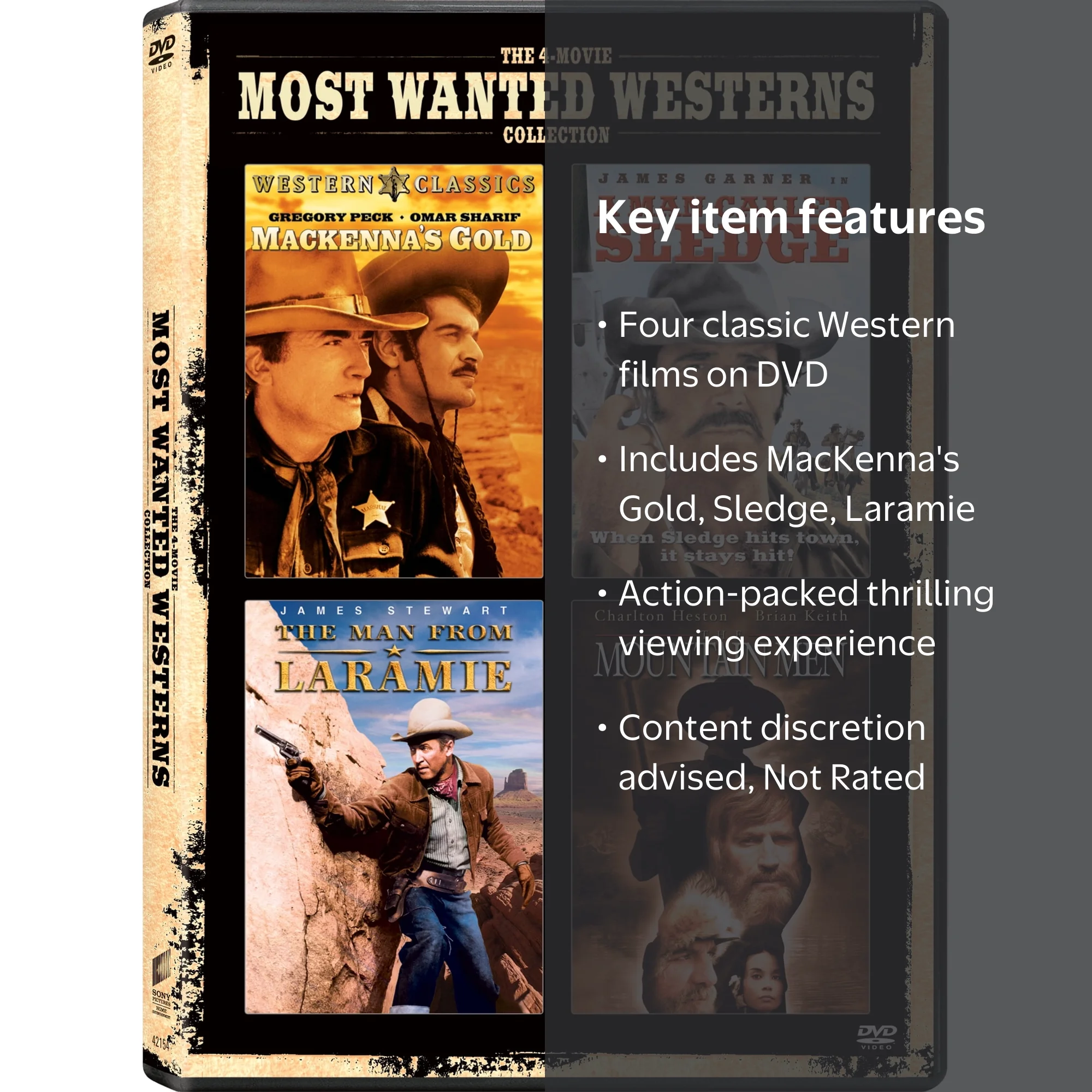 Most Wanted Westerns (DVD) - Walmart.com