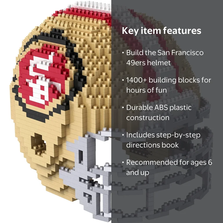 3d football helmet raiders 49ers iners PRINTED FLASH (SAN FRANCISCO 49ERS) inspired panel bearing EST 1946 San Francisco 49ers 3D NFL