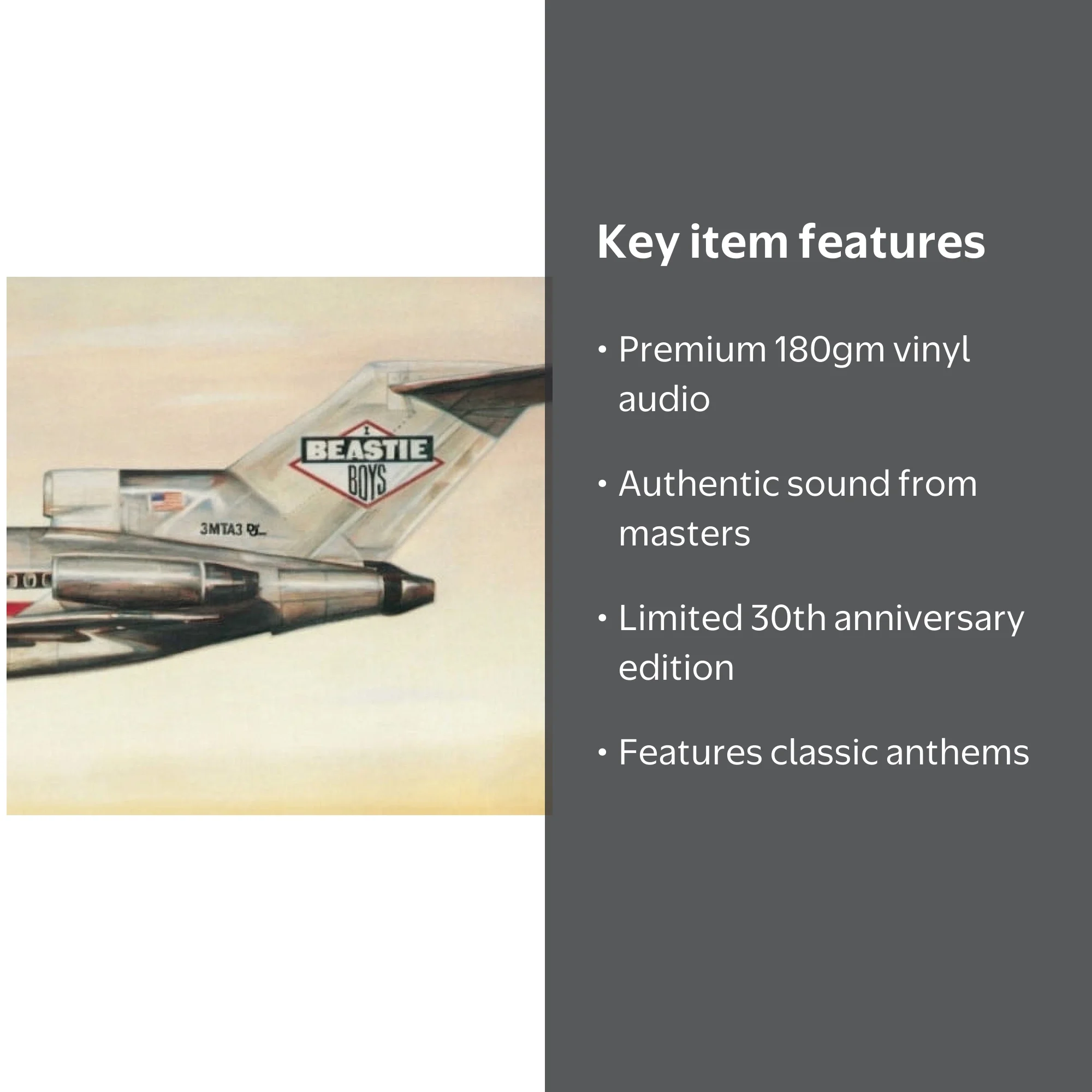 Beastie Boys - Licensed To Ill 30th Anniversary Edition, 180gm