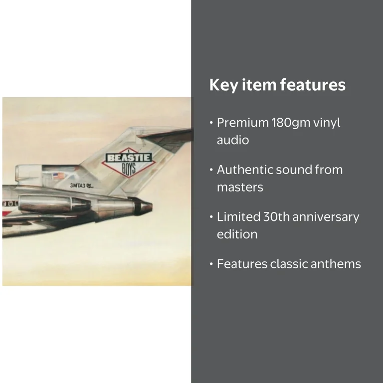 Beastie Boys - Licensed To Ill 30th Anniversary Vinyl - Walmart.com