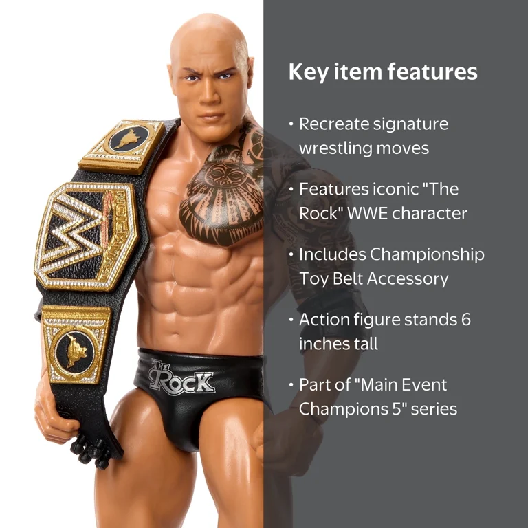 WWE, Toy Wrestling Action Figures, Multicolor, 6-in tall - Walmart.com