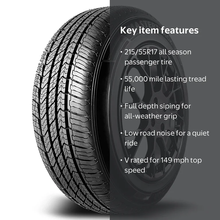 Mastertrack, Passenger Tire, 215/55R17 94V All Season High