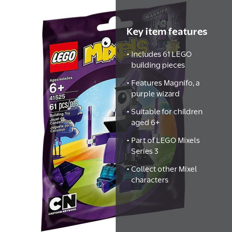 LEGO, Building Kit, 41525 MAGNIFO, Wizard, 61 Pieces - Walmart.com