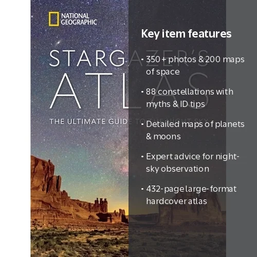 【中古】Stargazer's Atlas National Geographic Stargazer's Atlas: Guide to the Night Sky