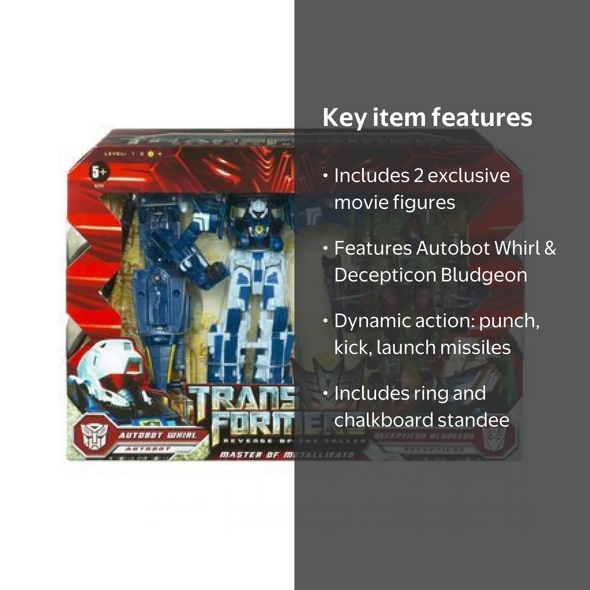 【中古】「未使用品」トランスフォーマーリベンジ トランスフォーマームービー 限定 Exclusive 2-Pack Autobot Whirl & Decepticon Bludgeon Transformers 2: Revenge of the Fallen Movie Exclusive 2-Pack