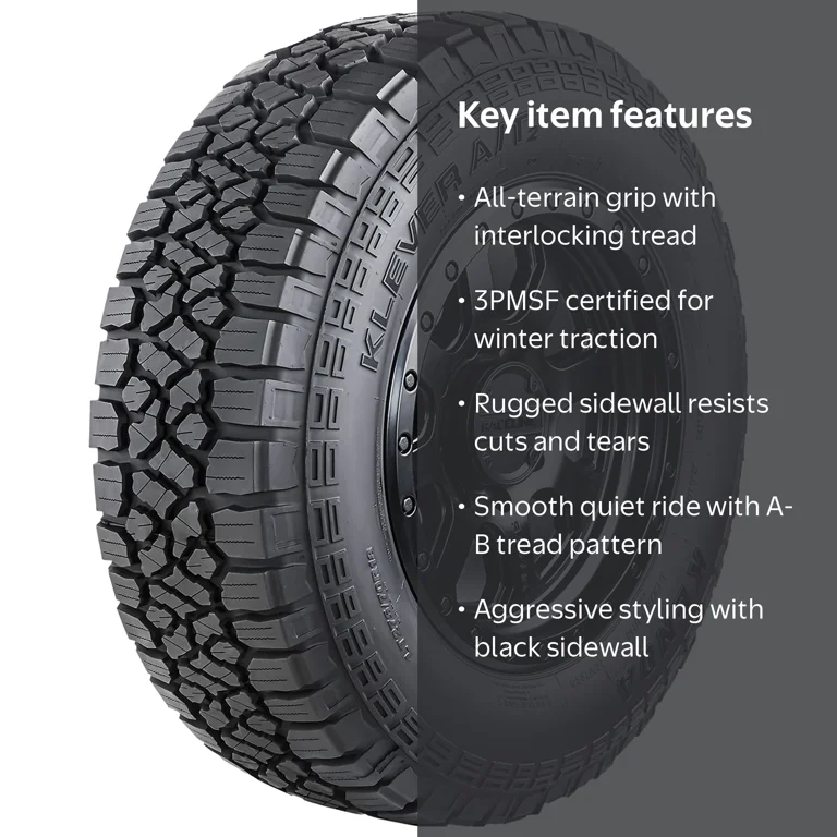 Kenda, Light Truck Tire, All Terrain, 275/60R20, 115T, 3PMSF
