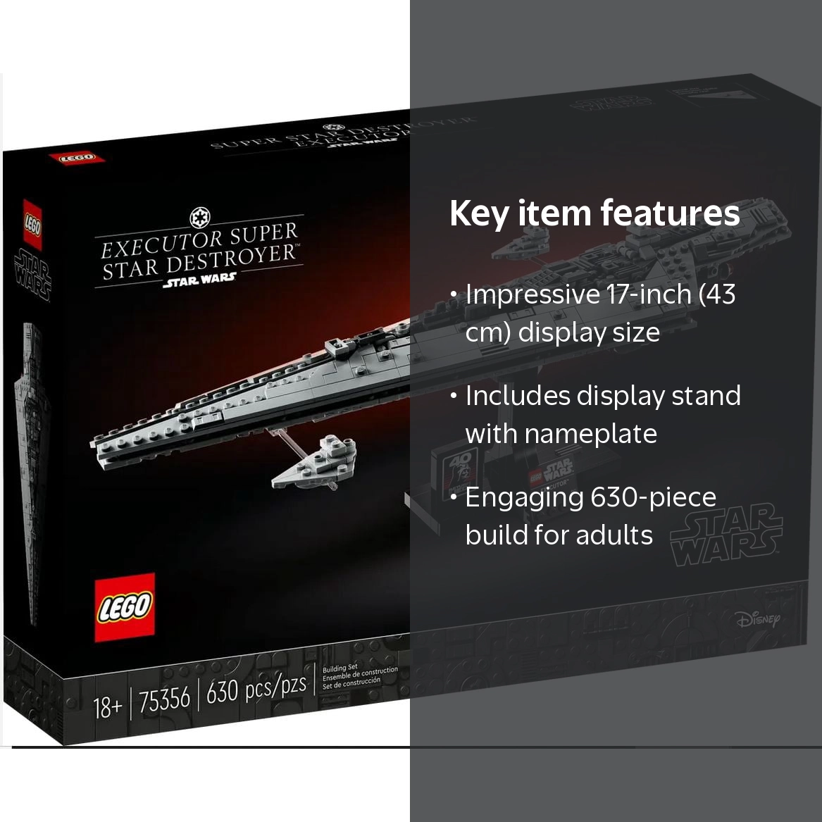 LEGO, Star Wars Executor Super Star Destroyer, 75356, Build Focus