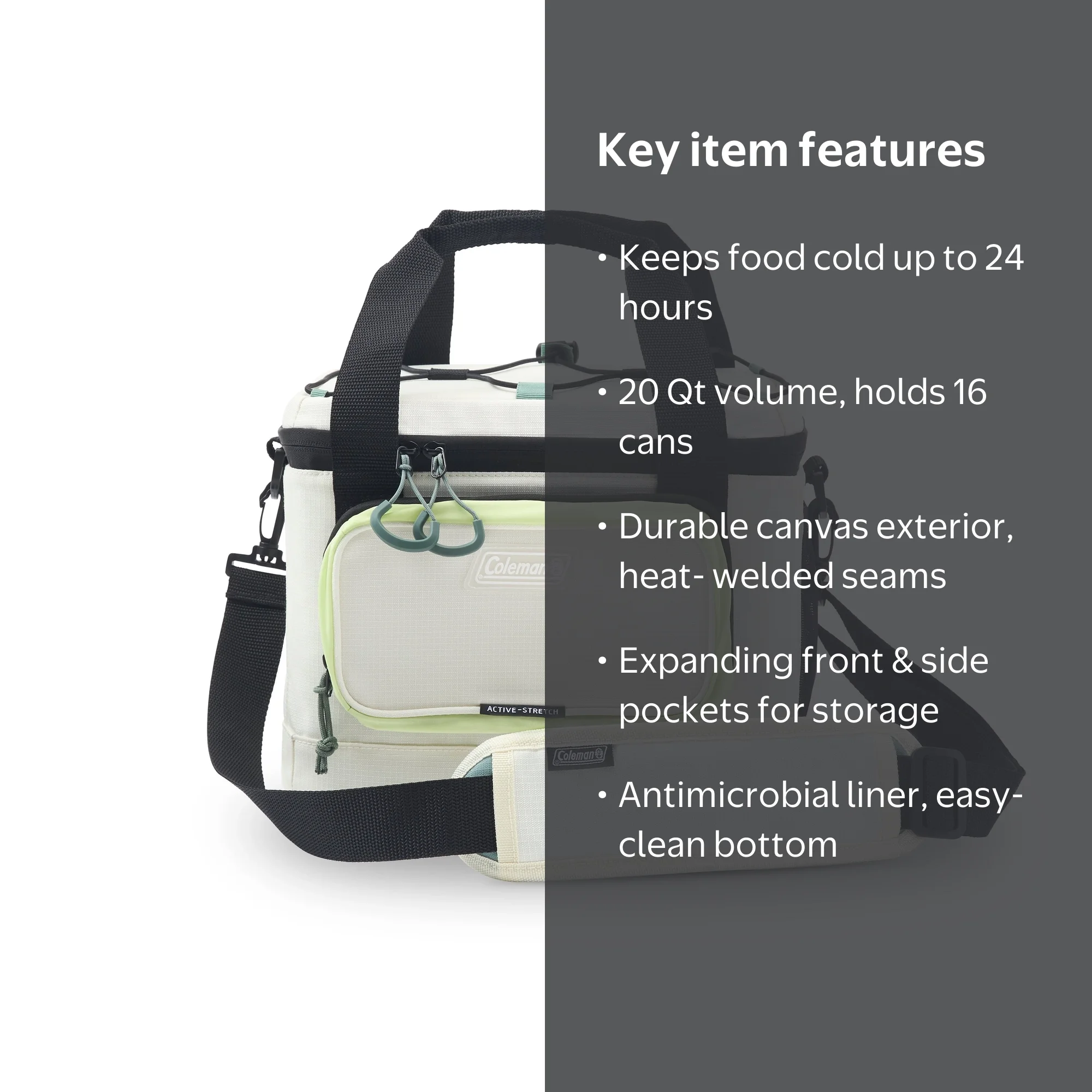 Coleman XPAND 20Qt Capacity 16-Can Soft Cooler, Beige - Walmart.com