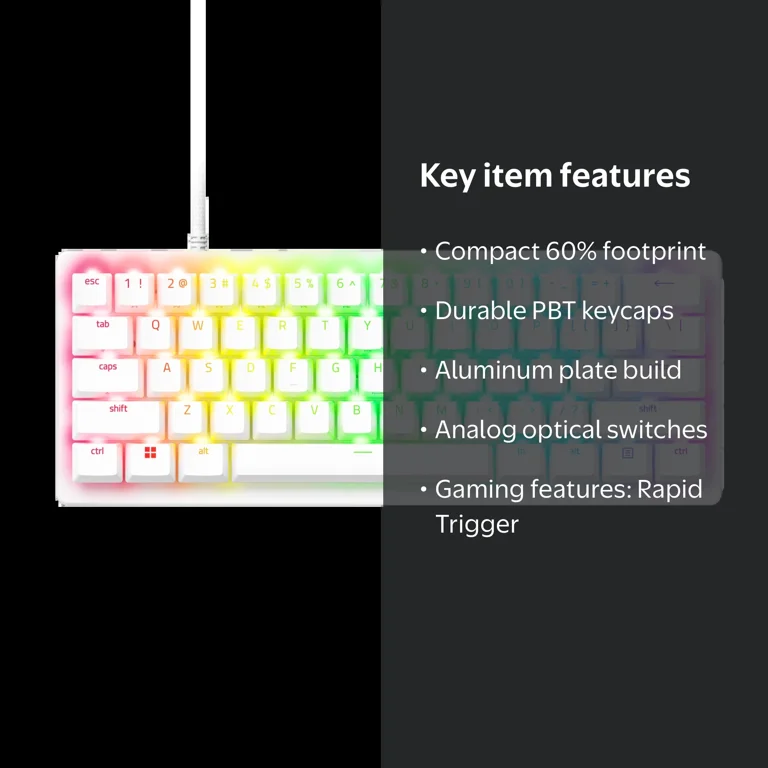 Razer Huntsman V3 Pro Mini USB-A Optical Esports Keyboard, RGB