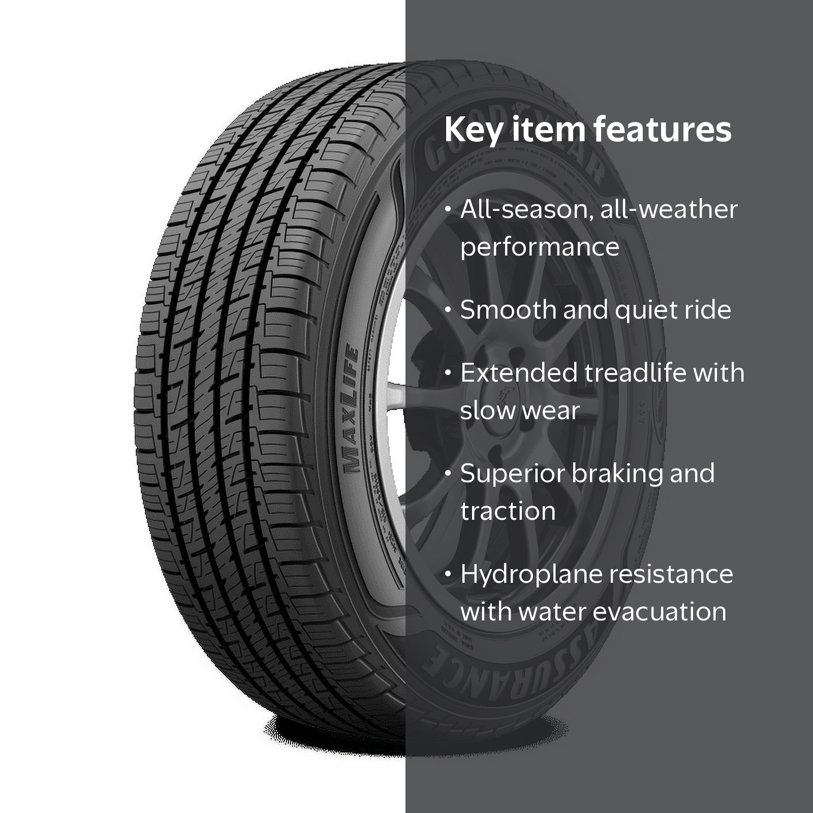 Goodyear, Passenger Tire, All Season, 265/60R18, 110H - Walmart.com