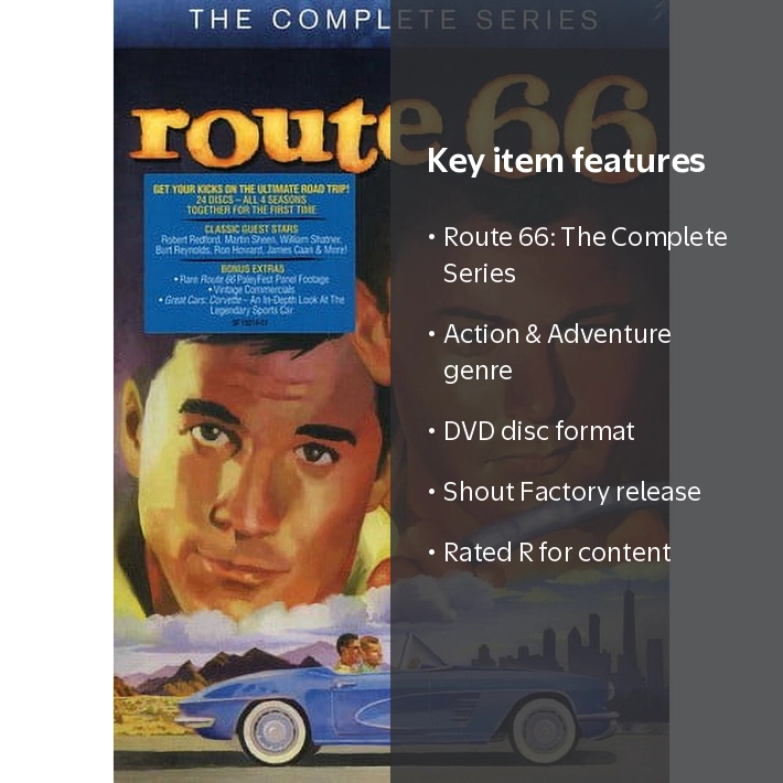 Route 66: The Complete Series DVD, Shout Factory, Action and