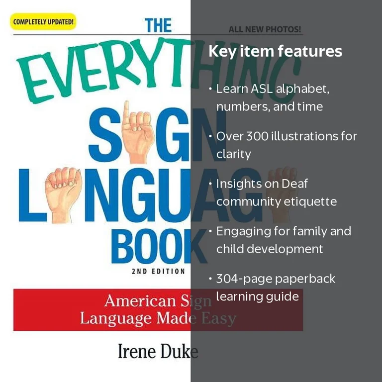 Everything(r) The Everything Sign Language Book, American Sign