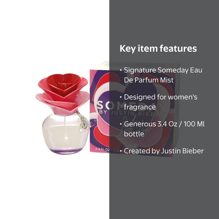 廃盤レア香水　サムデイ バイ ジャスティン・ビーバーオードパルファム 100ml Someday Eau De Parfum Spray 3.4 Oz / 100 Ml - Walmart.com