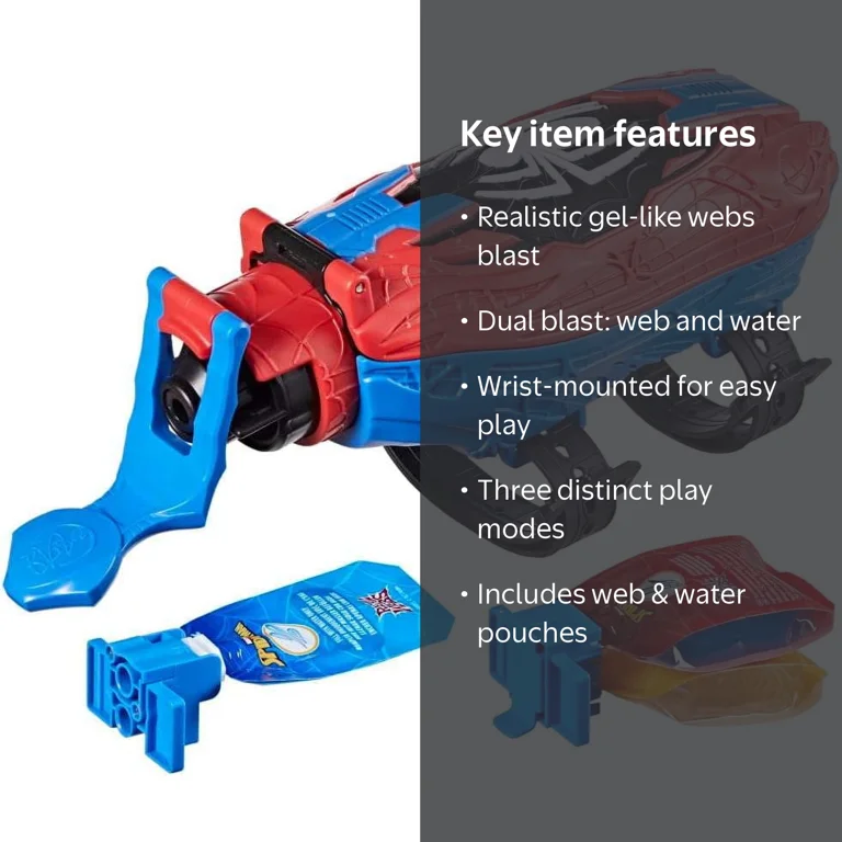 Hasbro, Marvel Real Webs Ultimate Web Blaster, Web Toy - Walmart.com
