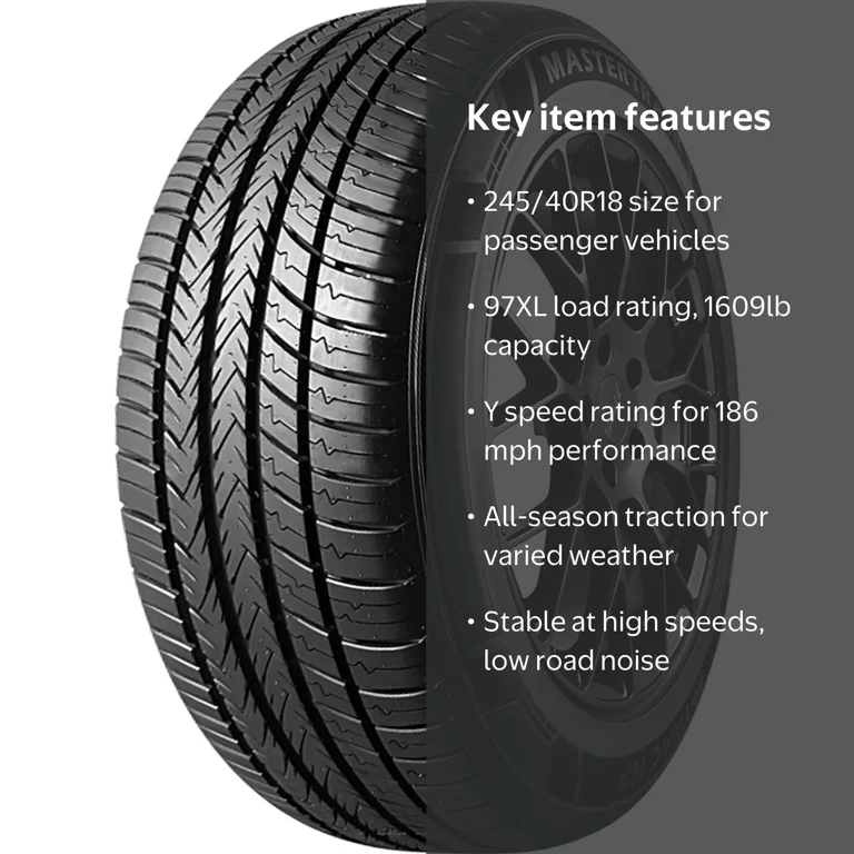 Mastertrack M-TRAC HP Tire 245/40ZR18, All Season, 97Y XL