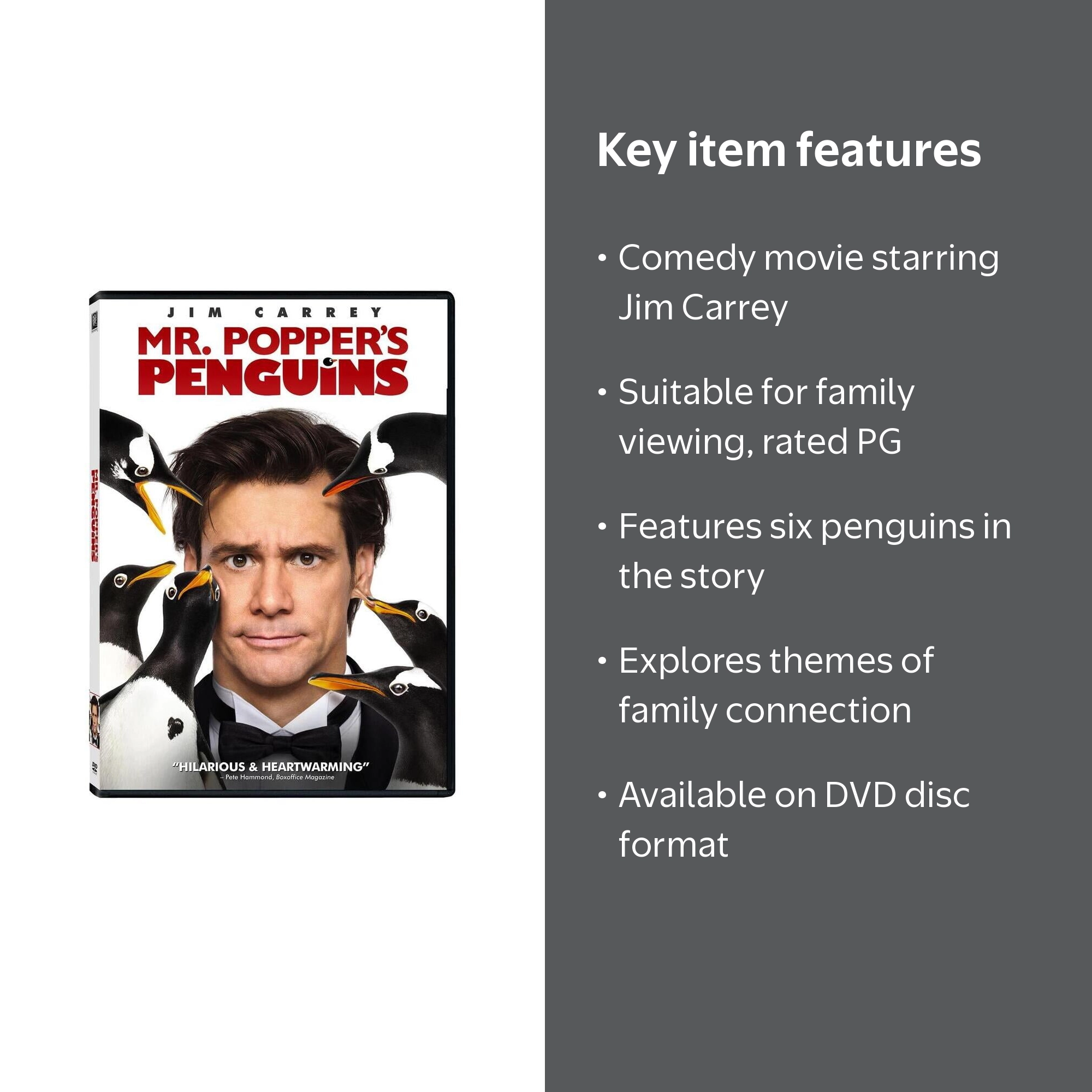 Mr. Popper's Penguins (DVD) - Walmart.com