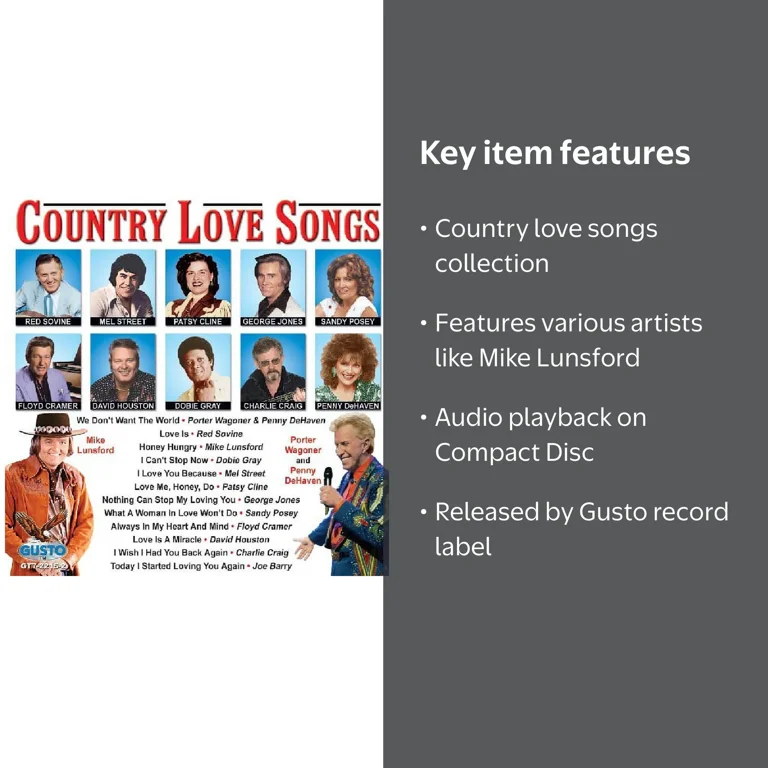 Various Artists - Country Love Songs - Country - CD - Walmart.com