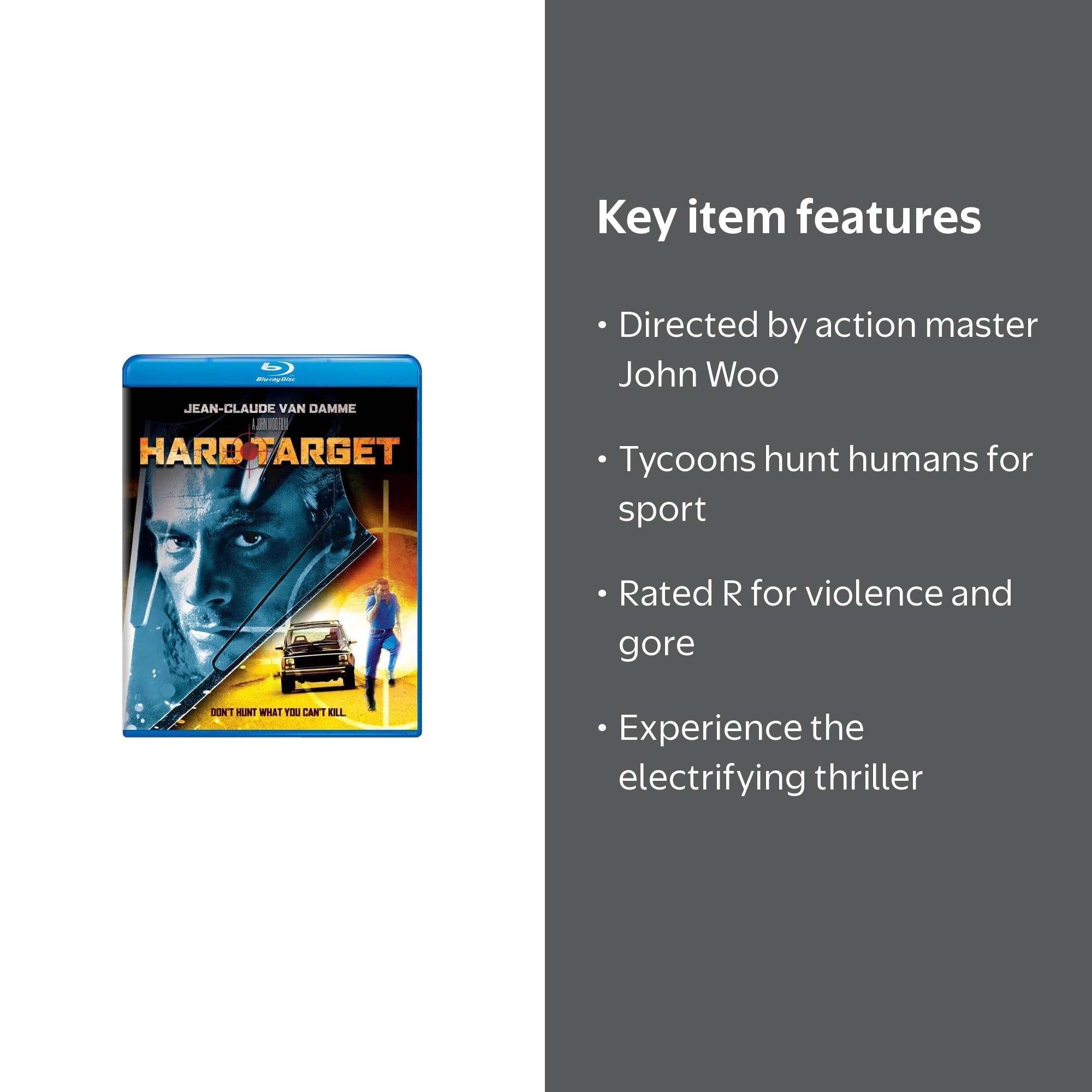 Universal Studios - Hard Target [BLU-RAY] - Walmart.com