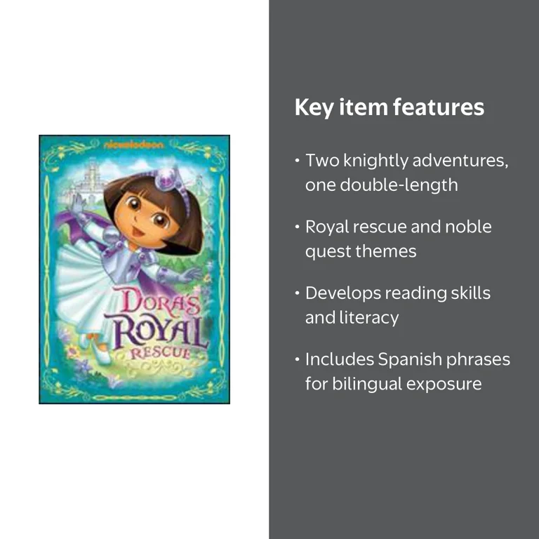 Dora the Explorer: Dora's Royal Rescue (DVD), Nickelodeon, Kids