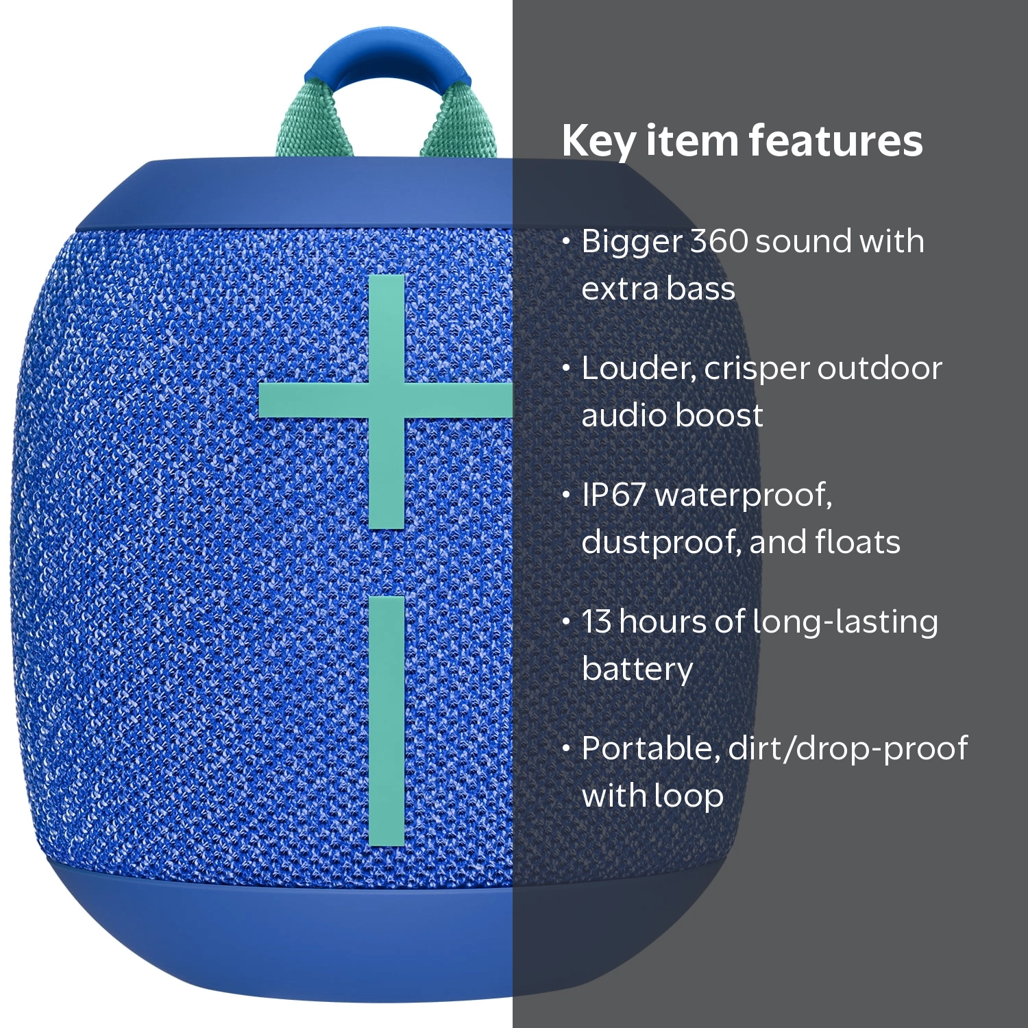 ULTIMATE EARS WONDERBOOM 2 EXC Portable Wireless Bluetooth Speaker