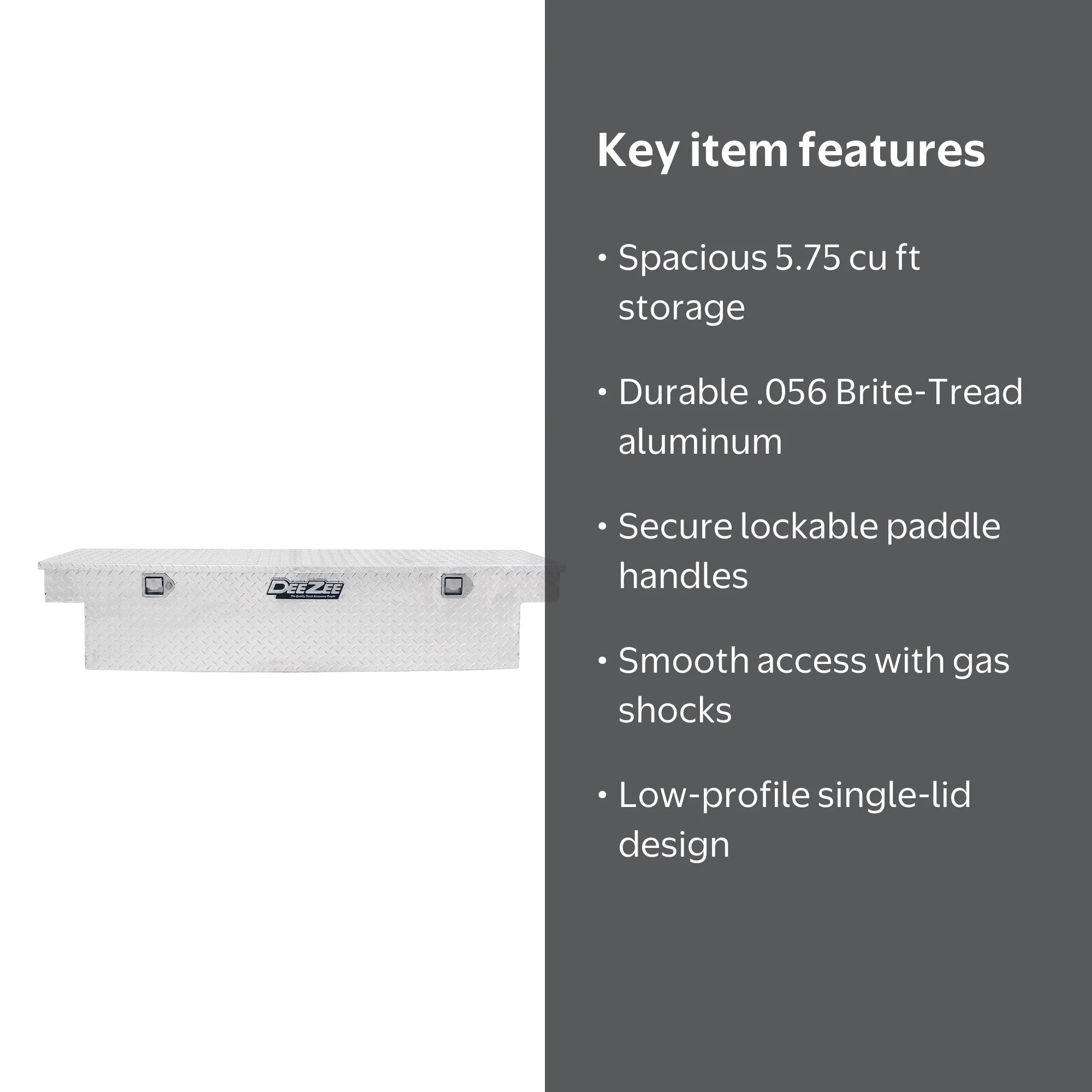 Dee Zee DZ6170N Aluminum Specialty Single Lid Crossover Truck Bed