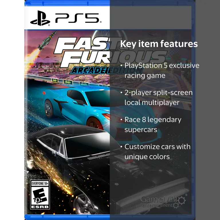 GameMill, Fast & Furious Arcade Edition, PlayStation 5 - Walmart.com
