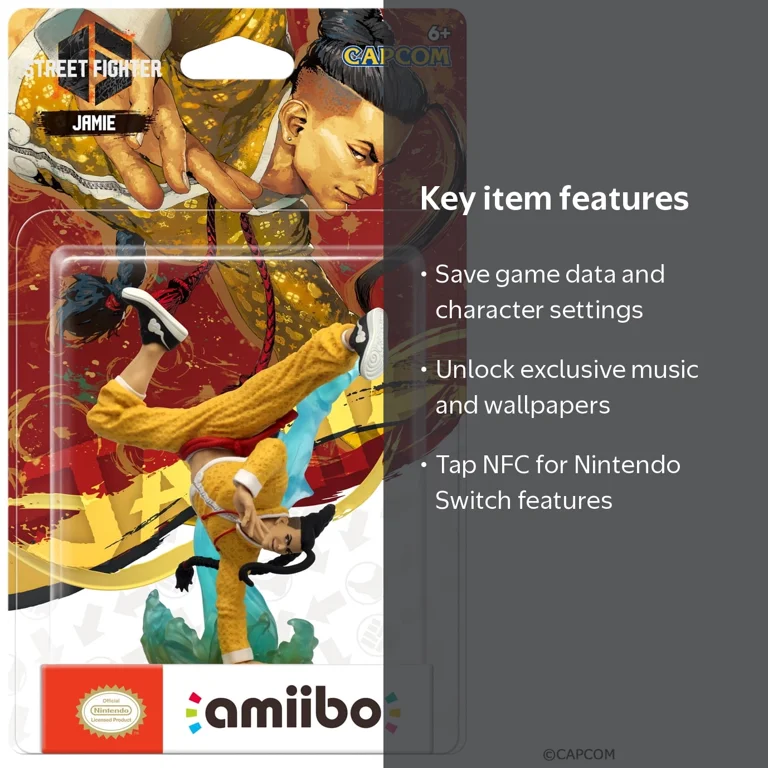 CAPCOM CO., LTD., STREET FIGHTER‚Ñ¢ 6 Jamie amiibo‚Ñ¢ with In-Game