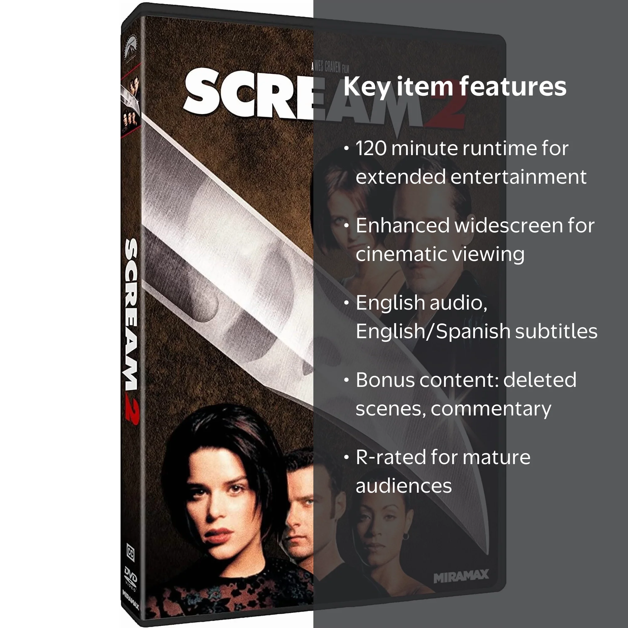 Scream 2 (DVD), Miramax, Horror - Walmart.com