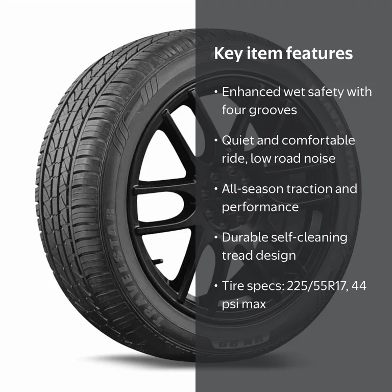 Travelstar UN99 All Season 225/55R17 97V Passenger Tire 225/55/17