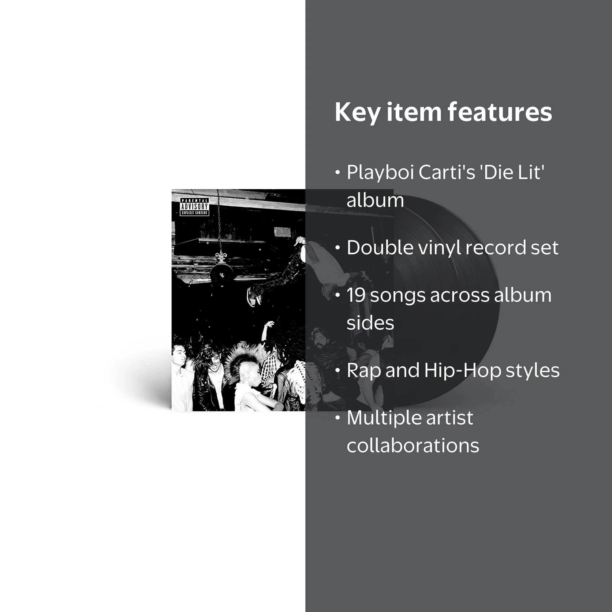 Playboi Carti - Die Lit - Vinyl 2 LP - Walmart.com