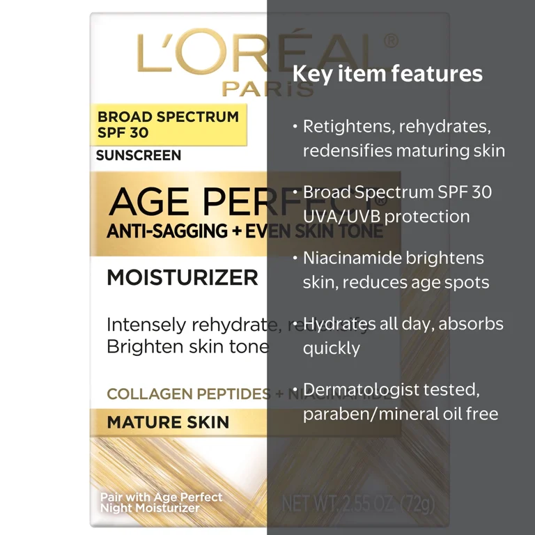 L'Oreal Paris Collagen Expert Day Moisturizer with SPF 30, Firming