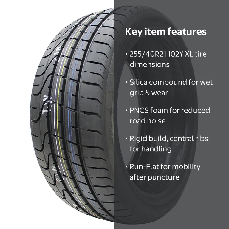 Pirelli P Zero UHP Summer 255/40R21 102Y XL Passenger Tire